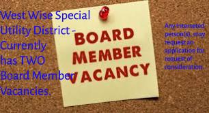 Board Member Vacancy